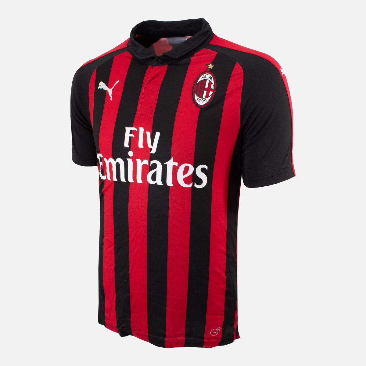 2018-19 AC Milan Home Shirt [Excellent] S — Verified official AC Milan shirt, condition graded | The Vault