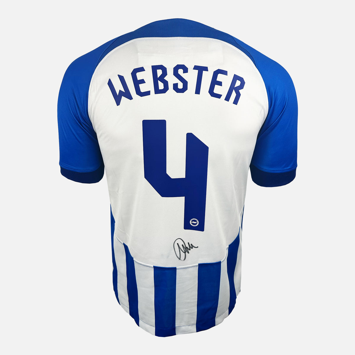 Adam Webster Signed Brighton & Hove Albion Shirt Home 2023-24 [4] — Brighton & Hove Albion signed shirt from the 2023 to 2024 season | The Vault