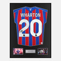Framed Adam Wharton Signed Crystal Palace Shirt 2025-26 Home [Classic]