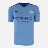 Aguero Signed Autographed Shirt