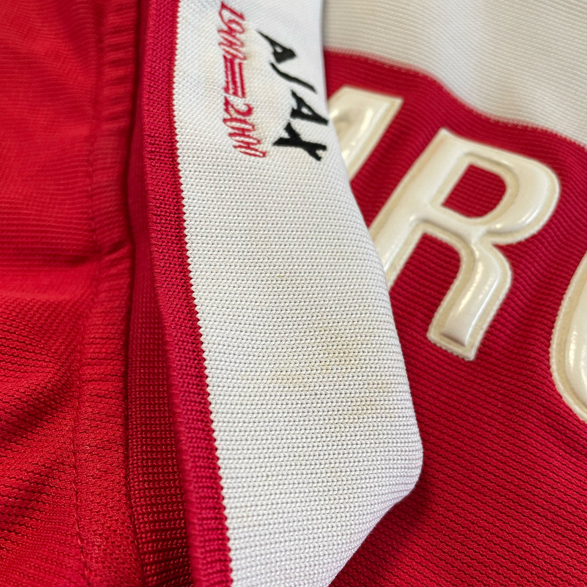 2000-01 Ajax Home Shirt Centenary [Excellent] XL — Looking after your Ajax Home jersey | The Vault