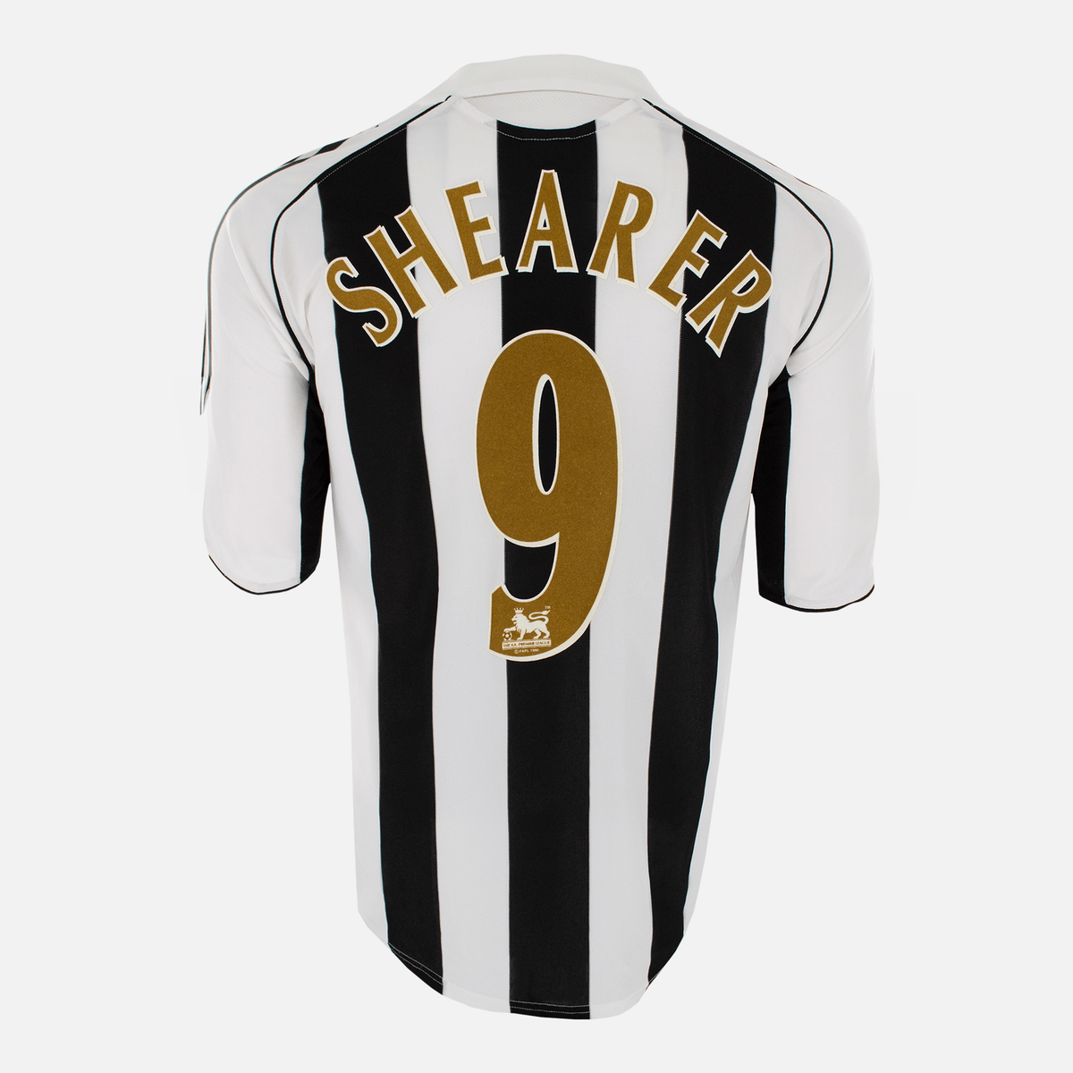 2005-07 Newcastle United Home Shirt Shearer 9 [Perfect] L — Verified official Newcastle United shirt, condition graded | The Vault