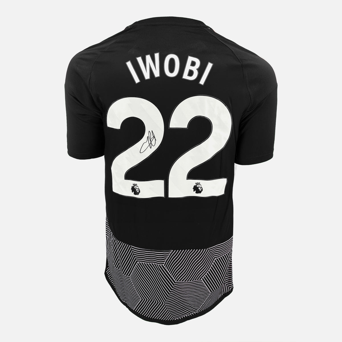 Alex Iwobi Signed Fulham Shirt 2023-24 Third away [22] — Fulham signed shirt from the 2023 to 2024 season | The Vault