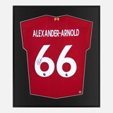 Alexander-Arnold Signed Framed Liverpool Shirt