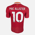 Alexis Mac Allister Signed Liverpool Shirt 2024-25 Home [10]