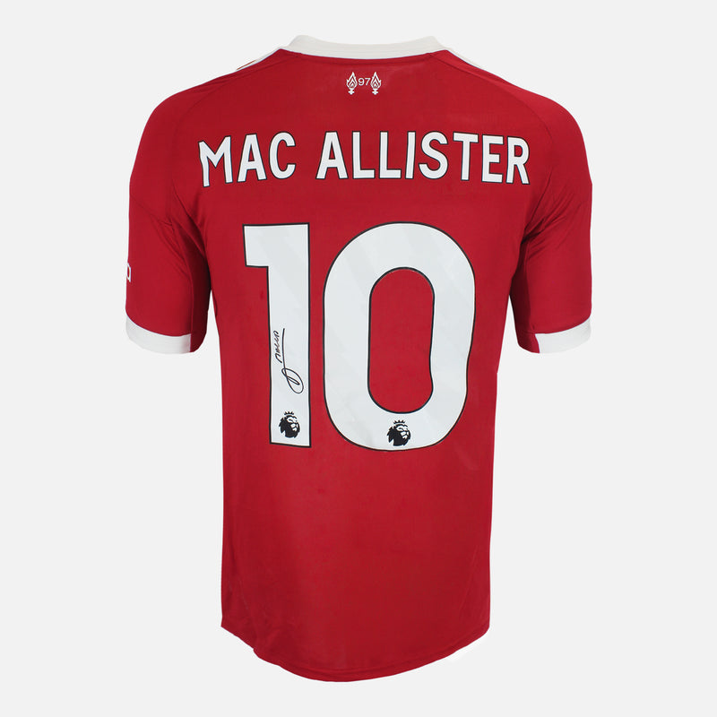 Alexis Mac Allister Signed Liverpool Shirt 2025-26 Home [10]