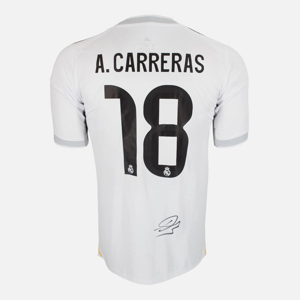 Álvaro Carreras Signed Real Madrid Shirt Home 2025-26 [18]