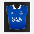 Framed Onana Signed Shirt, Everton Blue Home [Lite]