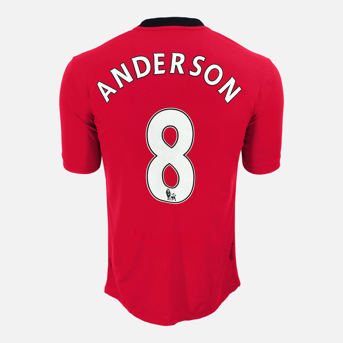 2009-10 Manchester United Home Shirt Anderson 8 [Excellent] XL — Verified official Manchester United shirt, condition graded | The Vault