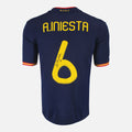 Andres Iniesta Signed Spain Shirt 2010 World Cup Away [6]