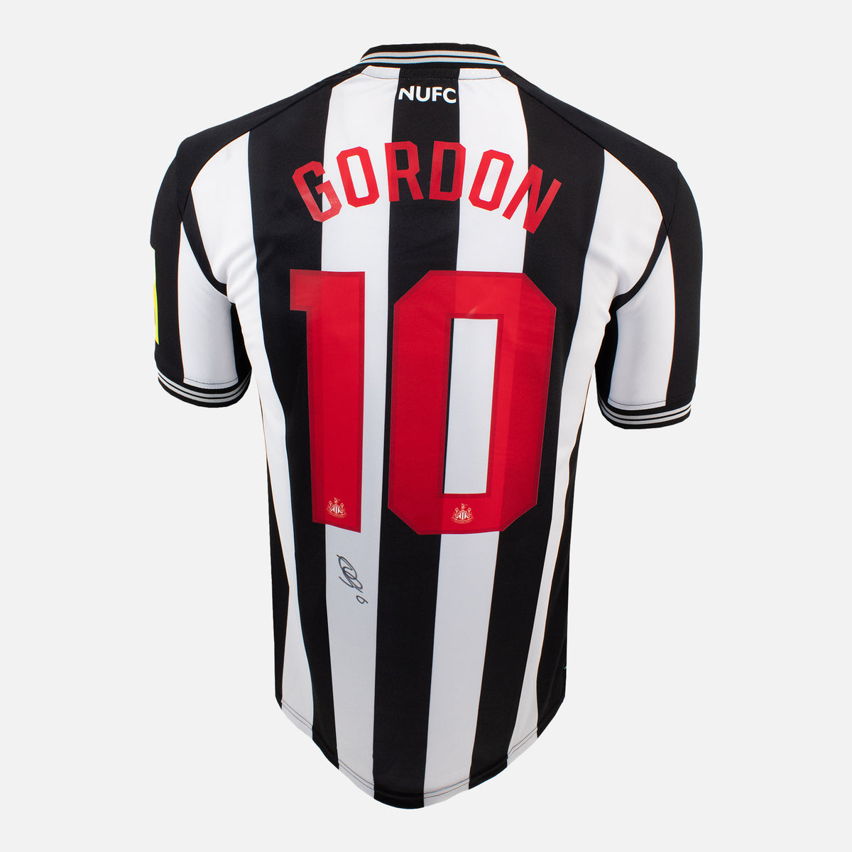 Anthony Gordon Signed Newcastle United Shirt 2023-24 Home [10] — Newcastle United signed shirt from the 2023 to 2024 season | The Vault