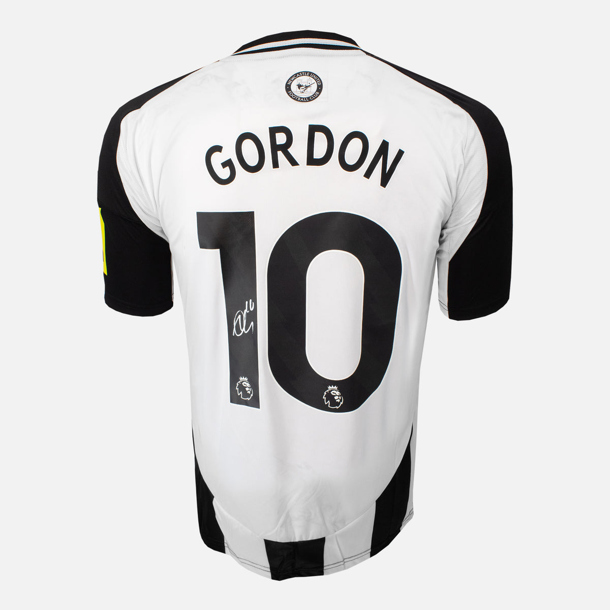 Anthony Gordon Signed Newcastle United Shirt 2024-25 Home [10] — Newcastle United signed shirt from the 2024 to 2025 season | The Vault
