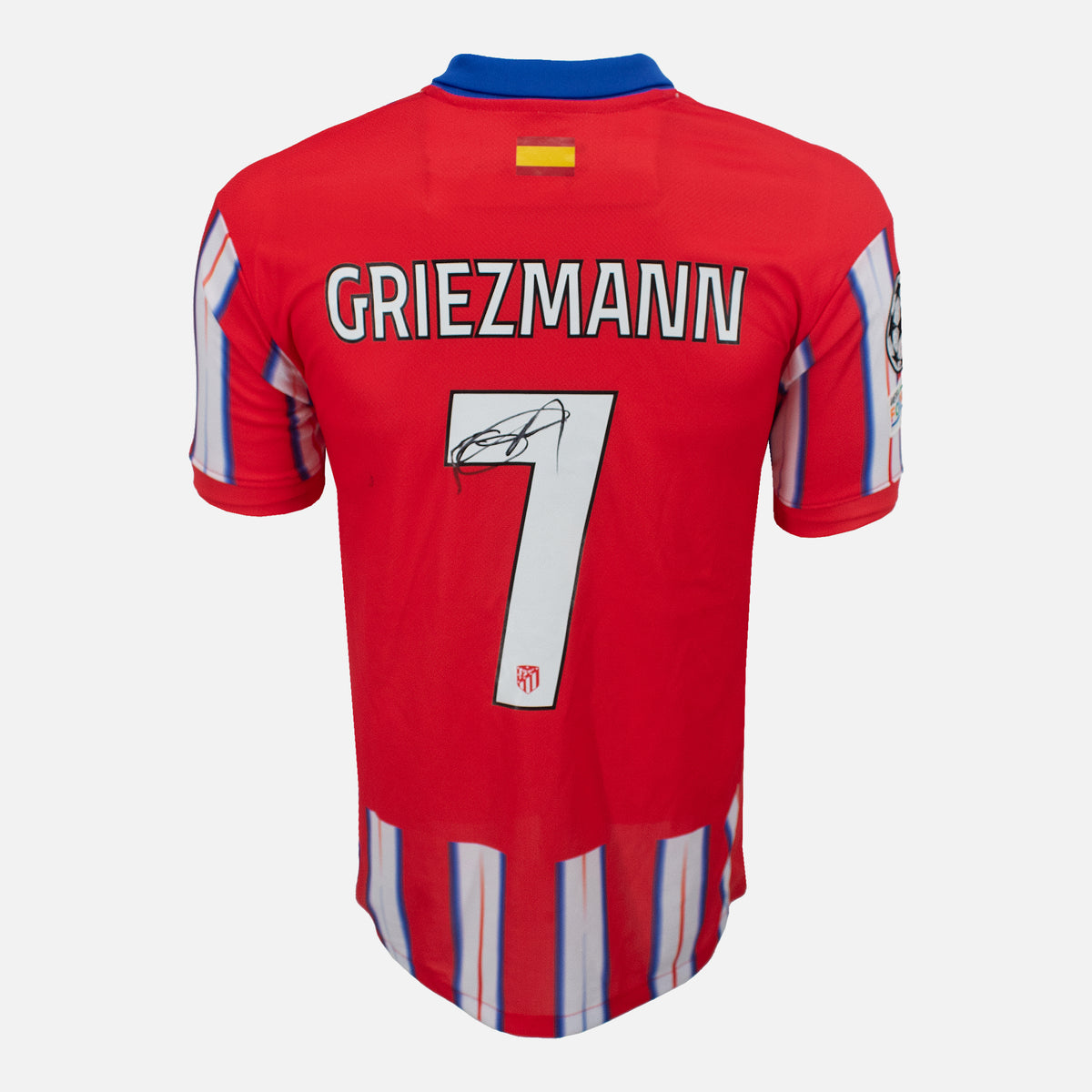 Antoine Griezmann Signed Atletico Madrid Shirt 2024-25 Home [7] — Atletico Madrid signed shirt from the 2024 to 2025 season | The Vault