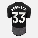 Framed Antonee Robinson Signed Shirt, Fulham Third away [Mini]