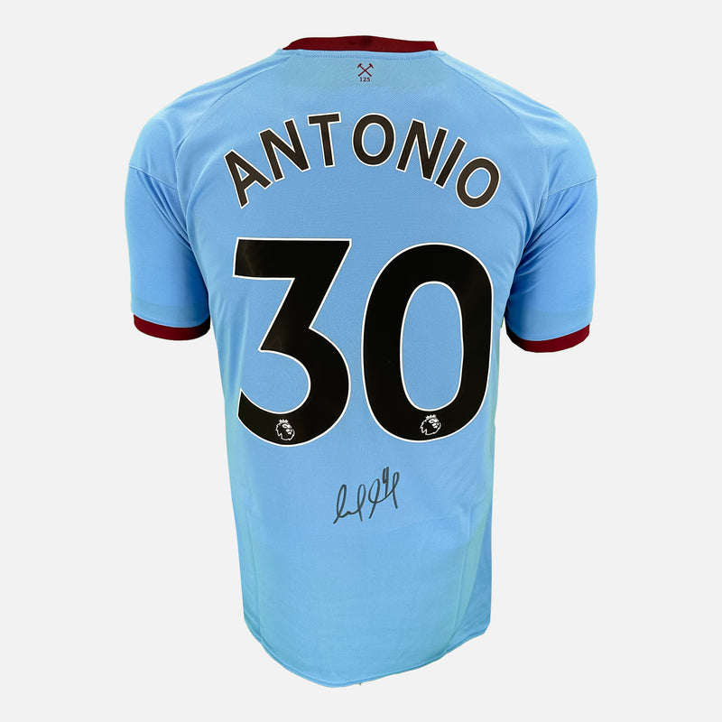 Michail Antonio Signed West Ham United Shirt Away 2020-21 [30]
