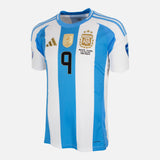 Julian Alvarez Signed Argentina Shirt 2024-25 Home [9]