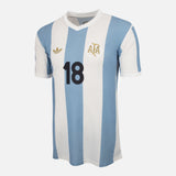 Nico Paz Signed Argentina Shirt 2025-26 Anniversary Home [18]
