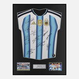 Framed Argentina Signed Argentina Shirt 2026 World Cup [Classic]