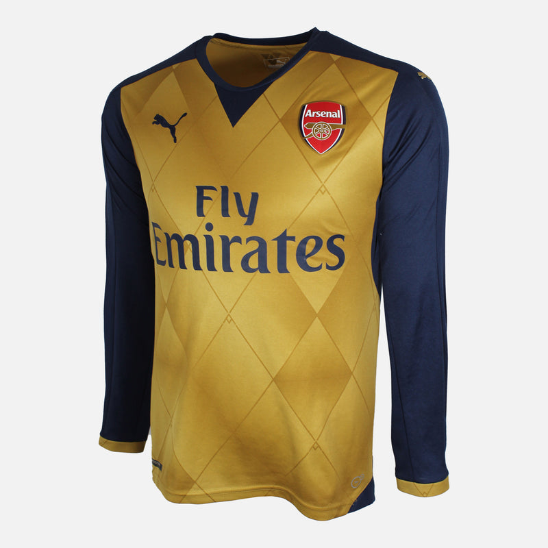 2015-16 Arsenal Away Shirt long sleeve [Excellent] S