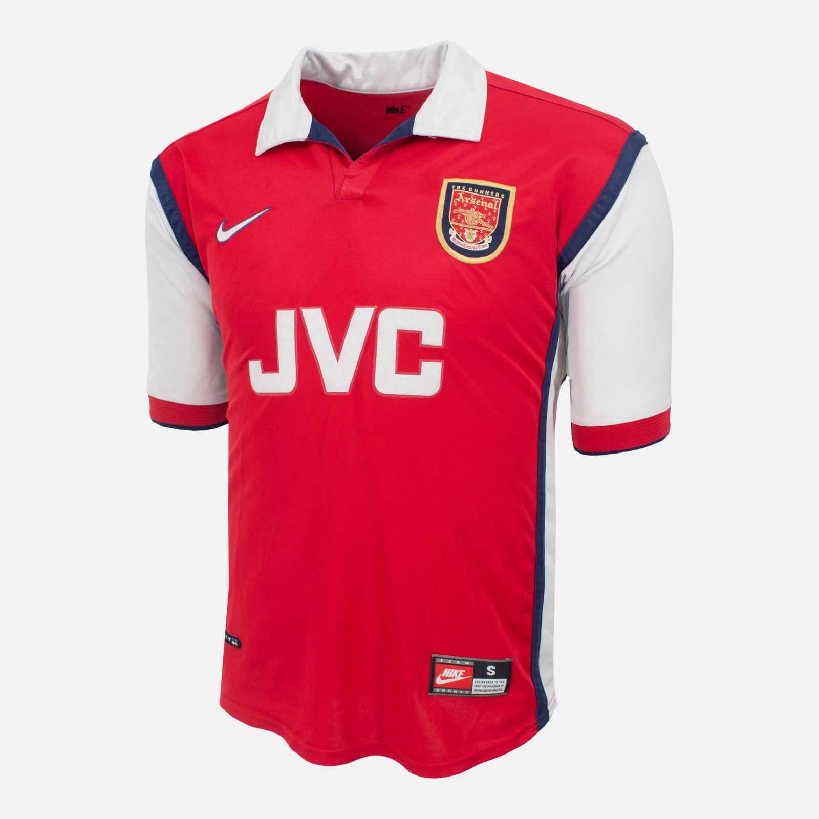 1998-99 Arsenal Home Shirt Bergkamp 10 [Excellent] S