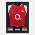 Framed Squad Signed Arsenal Shirt 2002-04 Invincibles [Classic]