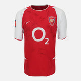 Squad Signed Arsenal Shirt 2003 FA Cup Winners [16 Autographs]