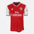 Squad Signed Arsenal Shirt 2019-20 Home [17 Autographs]