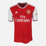 Framed Squad Signed Arsenal Shirt Home [Lite]