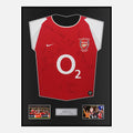 Framed Squad Signed Arsenal Shirt 2003 FA Cup Final [Classic]