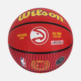 Trae Young NBA Wilson Basketball Atlanta Hawks [Red]