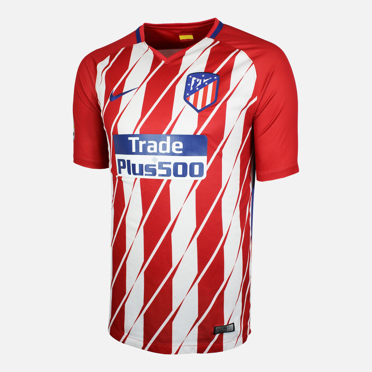 2017-18 Atletico Madrid Home Shirt [Excellent] L — Original Atletico Madrid home football shirt from the 2017-18 season | The Vault