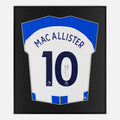 Framed Mac Allister Signed Brighton & Hove Albion Shirt [Lite]