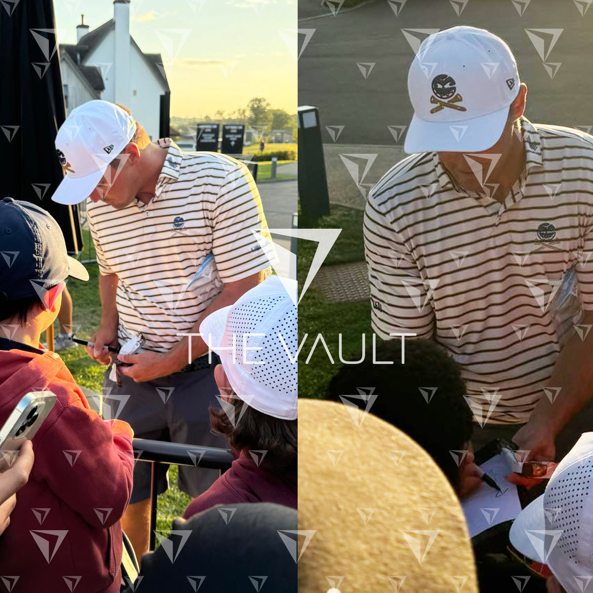 Bryson DeChambeau Signed US Open Hat Winners Cap [White] — Shape-safe packing, tracked and insured worldwide | The Vault