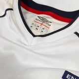2001 England Home Shirt Beckham 7 v Greece [Good]