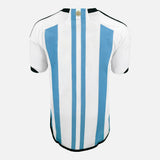 Lionel Messi Signed Argentina Shirt 2022-23 3 Star Edition [Front]