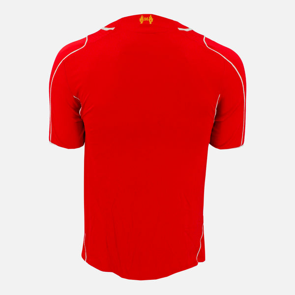 2014-15 Liverpool Home Shirt 96 Hillsborough Edition [Good] M