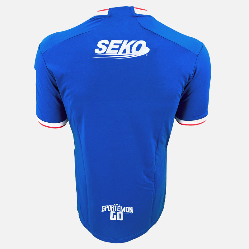 2022-23 Rangers Home Shirt, Full Sponsor Version [New]