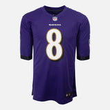 Baltimore Ravens Jersey Nike Game Home Jackson 8 [New] M