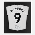 Framed Bamford Signed Shirt, Leeds United White Home [Lite]