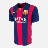 2014-15 Barcelona Home Shirt Messi 10 Treble [Perfect] S