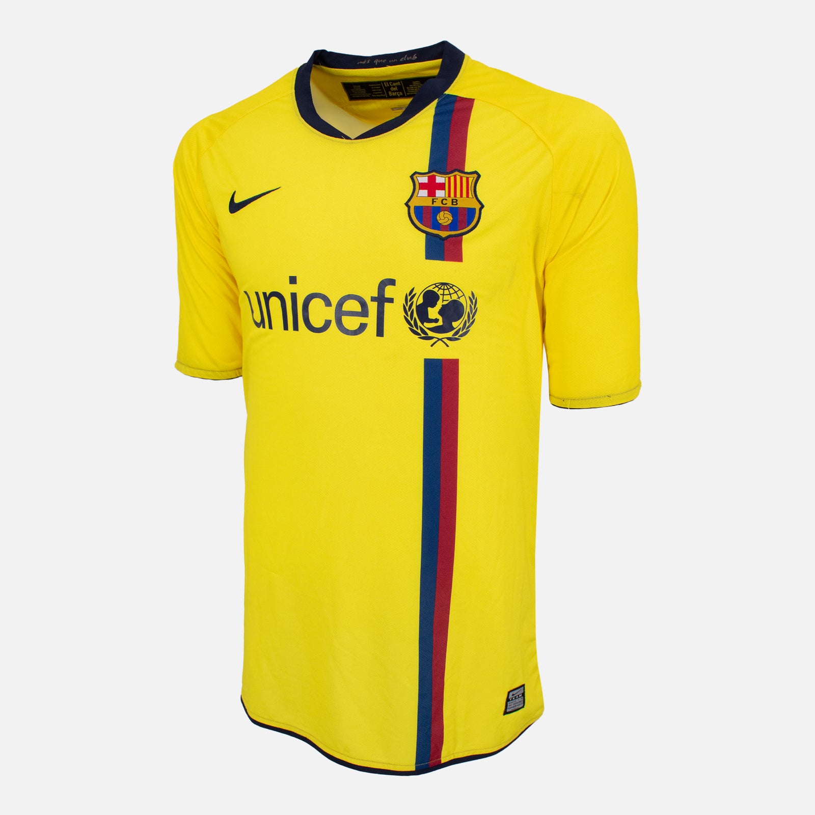 超激レア！！ A. Iniesta Bodega スポーツウェア 赤/黄色 Iniesta-Signed-Barcelona-Shirt