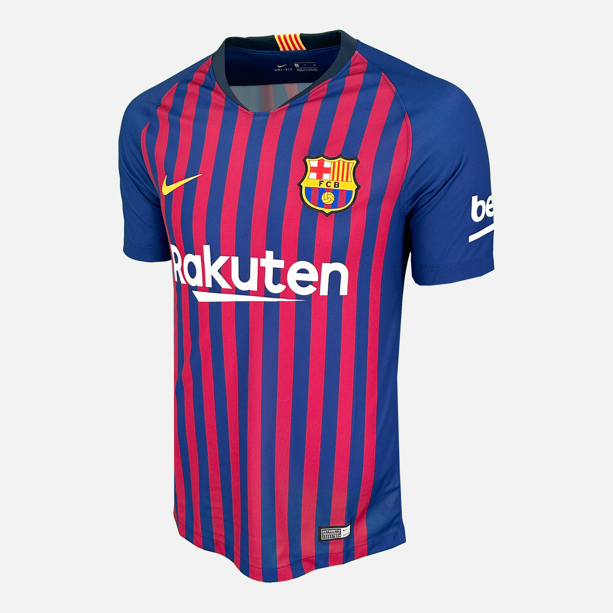 2018-19 Barcelona Home Shirt [Perfect] S — Verified official Barcelona shirt, condition graded | The Vault