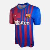 Ansu Fati Signed Barcelona Shirt 2021-22 Home [10]