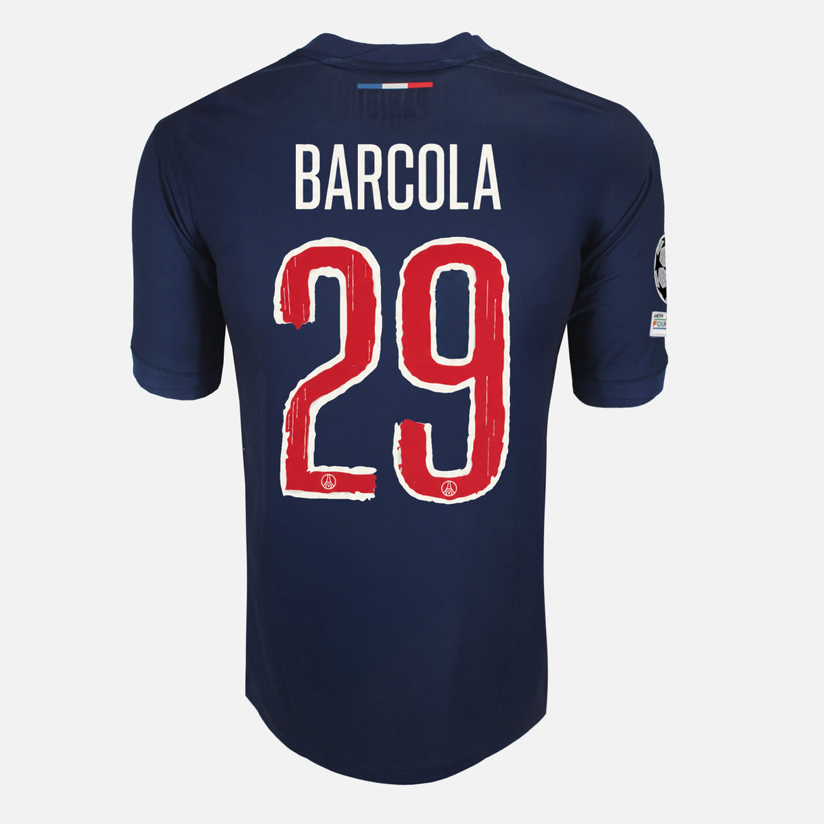 2025 PSG Home Shirt Barcola 29 UCL Final [New] — Authentic PSG home football shirt from the 2024-25 season | The Vault