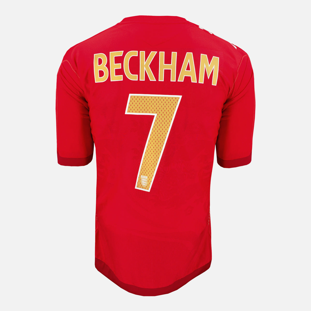 2006-08 England Away Shirt Beckham 7 [Excellent] XXL — Verified official England shirt, condition graded | The Vault