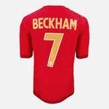 2006-08 England Away Shirt Beckham 7 [Excellent] XXL