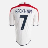 2003-05 England Home Shirt Beckham 7 [Excellent] XL