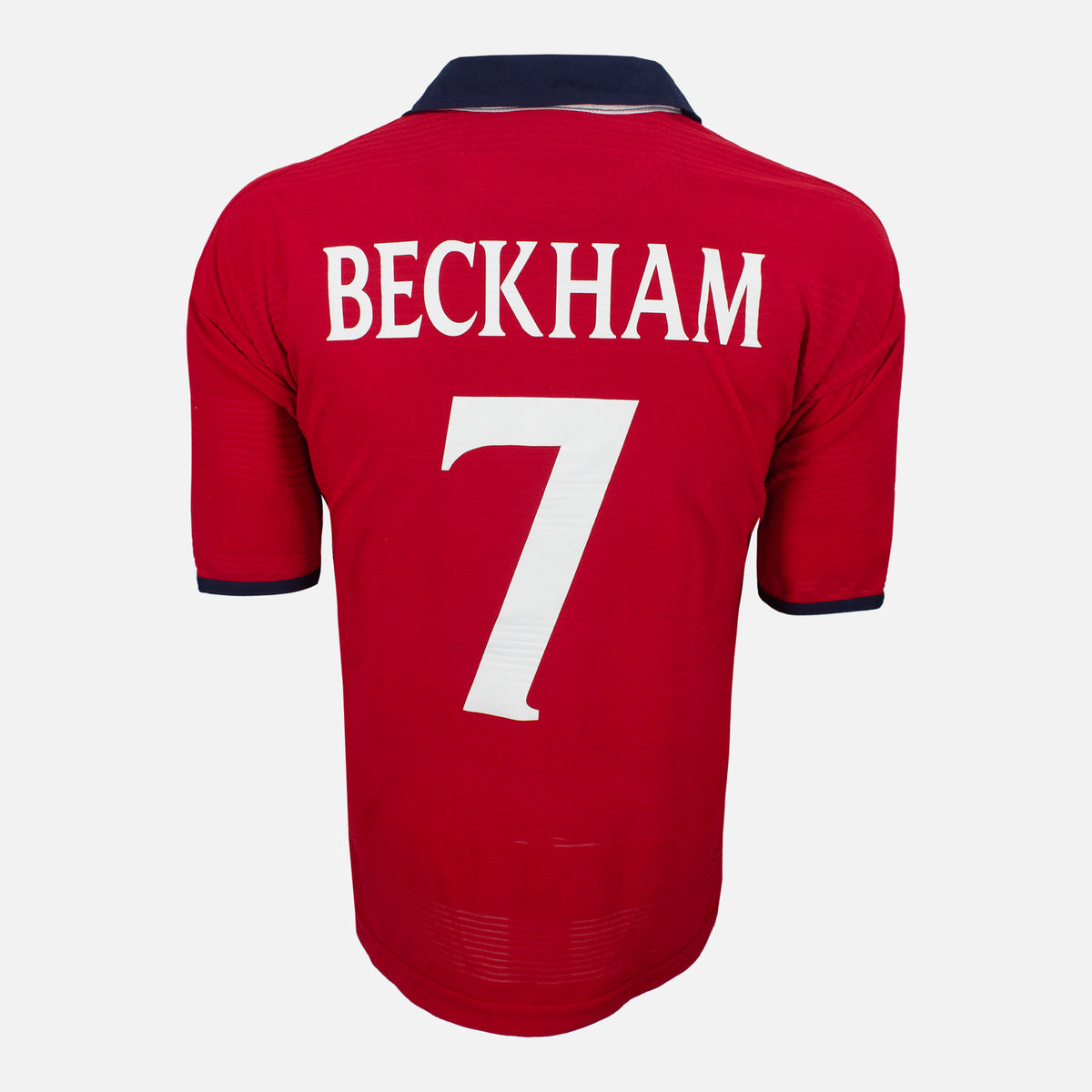 1999-01 England Away Shirt Beckham 7 [Excellent] — Verified official England shirt, condition graded | The Vault