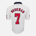 1997-99 England Home Shirt Beckham 7 [Perfect]