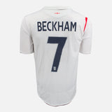 2005-07 England Home Shirt Beckham 7 [Perfect] XXL